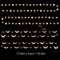 Gold Star Moon Garland Hanging Garands Streamers Banner Backdrop for Twinkle Little Star Party Decoration First Birthday/Baby Shower/Wedding//Kids Room/Nursery/Ramadan EID/Graduation Decor